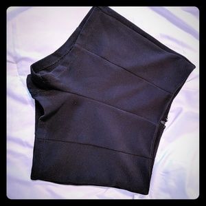 Black High Waisted Shorts
